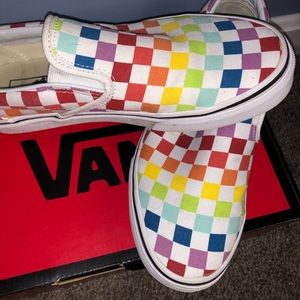 Rainbow Slip-On Canvas Vans